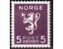 Norsko 1940 Lev se sekerou - znak, Michel č.210 **