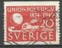 Švédsko Mi.352A 75 let UPU 0,20€ a3-11-1 1ks
