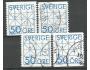 Švédsko Mi.1354 stolní hry 0,20€ a3-4-5 kus