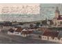 BZENEC KOSTEL SYNAGOGA cca.r. 1900 DA NAKL. J. STRNAD °696C
