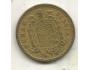 Spain 1 peseta, 1953, 60 inside the star (A20)