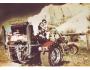 Motorkáři, berevná pohlednice nepoužitá č.9, Argus cca 1990