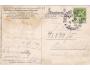 VLAK.POŠTA ŽELEZNÁ RUDA-PLZEŇ 342 /rok1924?*AA8209