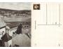 1949 Nitra, pohlednice s natištěnou známkou Gottwald CPH 1 (