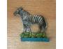 Oboustranná dřevěná figurka ze starého betlému - Zebra