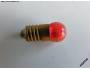 Žárovka se závitem E5,5 červená kul. baňka 16V -HO/TT/N *84