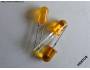 3 LED dioda žlutá čirá průměr 5mm - HO/TT/N *185