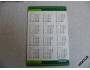 Kalendářík 2005 v zelenobílém provedení, firmy Prakab *129