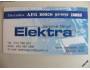 Vizitka Elektra. Nová nepoužitá *499