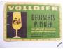 Pivní etiketa - VOLLBIER DEUTSCHES PILSNER *505