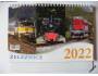 Stolní kalendář Železnice 2022. Nový nepoužitý *91
