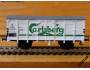 Model 2os. zavřeného vozu typu Za, DSB, Carlsberg, bílý *92