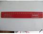 Pravítko červené - 20 cm - firmy Auhagen *147
