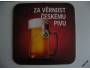 Podtácek Gambrinus – ZA VĚRNOST ČESKÉMU PIVU *289