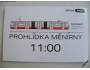 Kartička - prohlídka měnírny - 125 let PMDP *200