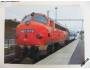 Pohlednice dieselové lokomotivy M 61.008 MÁV *560