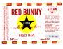 PEMD 1ks použitá samolepka RED BUNNY ♥ pivovar STERN BRNO◄
