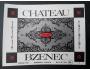 Chateau Bzenec Demi sec červená - etiketa od vína