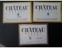 Chateau Bzenec Brut a Demi sec - sada 3 etiket