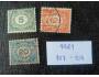 Nizozemsko (Nederland) 1921, č. 107-109 (5, 12 1/2, 20 cent)