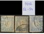 Nizozemsko (Nederland) 1912, č. 52-54 (10, 12 1/2, 15 cent)