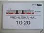 Kartička - prohlídka hal vozovny - 125 let PMDP *199