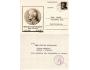 Prof. Matyáš Lerch 1960 CDV 140 Zajímavý doklad kontroly zah