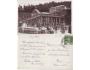 Mariánské Lázně Křížový pramen 1932 pohlednice prošlá poštou