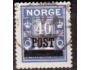 Norsko 1929 Přetisk na doplatní známce, Michel č.146 raz.