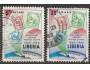 Liberie o Mi.0557,559 100 let poštovních známek /Jkr