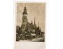 Breslau tržiště s koněm a vozem r.1928 prošlá,U6/88
