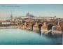 PRAHA KARLŮV MOST HRADČANY r. 1912 NAKL. V.K.K.V. °PB795
