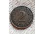 Výmarská republika 2 PFENNIG 1924 bez ZN Raichpfennig