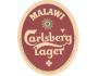 PEMD 1 ks etiketa ♥ CARLSBERG #3 ♥ MALAWI ♥