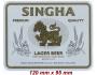 PEMD 1 ks etiketa ♥ SINGHA #1 ♥ THAJSKO ♥