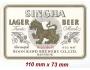 PEMD 1 ks etiketa ♥ SINGHA #5 ♥ THAJSKO ♥