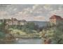 DOBŘÍŠ ZÁMEK r. 1910 NAKL. KOSINER °HD977