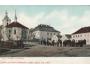 DIVIŠOV DOLNÍ NÁMĚSTÍ KONĚ r. 1905 NAKL. J. KAŠKA °HD988