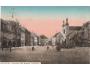 CHOMUTOV NÁMĚSTÍ KASÁRNA r. 1910 NAKL. R. LIESCH °HE92