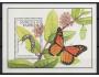 Antigua & Barbuda-housenka-motýl-blok 199 **
