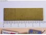 Kousek mosazného plechu 55x18mm, tloušťky 0,5mm *752