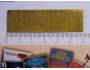 Kousek mosazného plechu 60x18mm, tloušťky 0,5mm *760