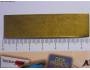 Kousek mosazného plechu 66x18mm, tloušťky 0,5mm *761