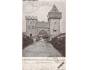 KARLŠTEJN HRAD BRÁNA r.1900 TISK UNIE PRAHA DA °HG86