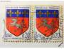 2 známky Francie 2 x 20 - nalepená *368