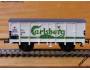 Model 2os.zavřeného vozu typu Za, DSB, Carlsberg, bílý *106