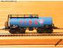 Model 4osé cisterny, DB, FINA, modrý *9