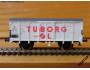 Model 2os. zavřeného vozu typu Za, DSB, TUBORG OL, bílý *75