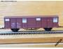 Model 2osého zavř. vozu typu Glmms 14, DR, hnědočervený *6