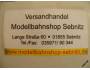 Vizitka Modellbahnshop Sebnitz. Nová nepoužitá *557